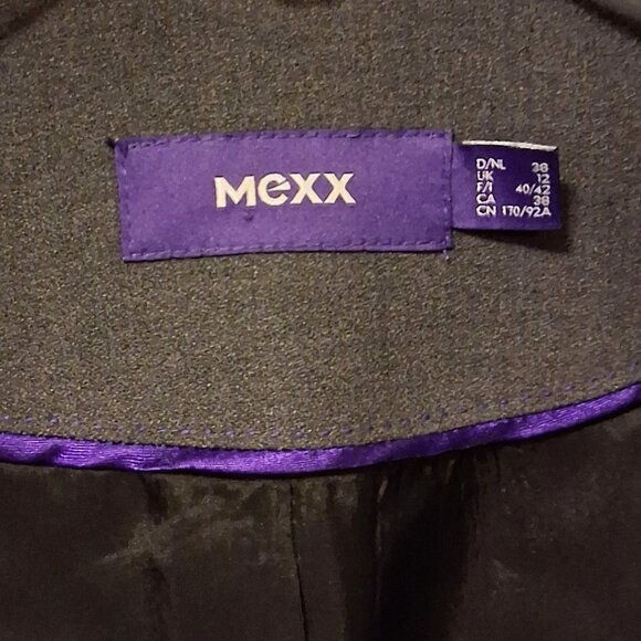 NWOT MEXX Women's High Quality Gray Lined Blazer Jacket Size 38 - Picture 13 of 13